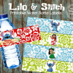 Printable Lilo And Stitch Water Bottle Labels Lilo And Stitch Etsy