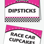 Racing Party Food Labels Printable Race Car Birthday Buffet Etsy In