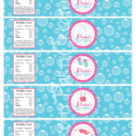 SPA PARTY Water Labels You Print Kids Spa Party