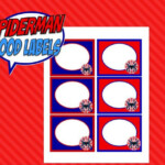 SPIDERMAN Party Spiderman Food Labels Favor By KROWNKREATIONS 2 00
