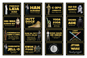 Star Wars Food Label Printables Invitation Design Blog