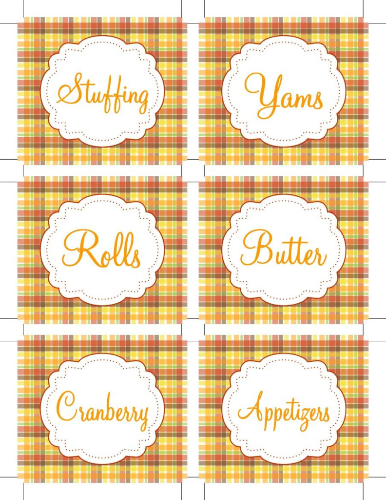Thanksgiving Food Labels By Dimple Prints Thanksgiving Printables 