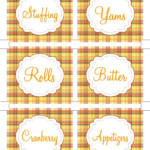 Thanksgiving Food Labels By Dimple Prints Thanksgiving Printables