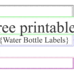 Water Bottle Labels Free Printables Water Bottle Labels Template