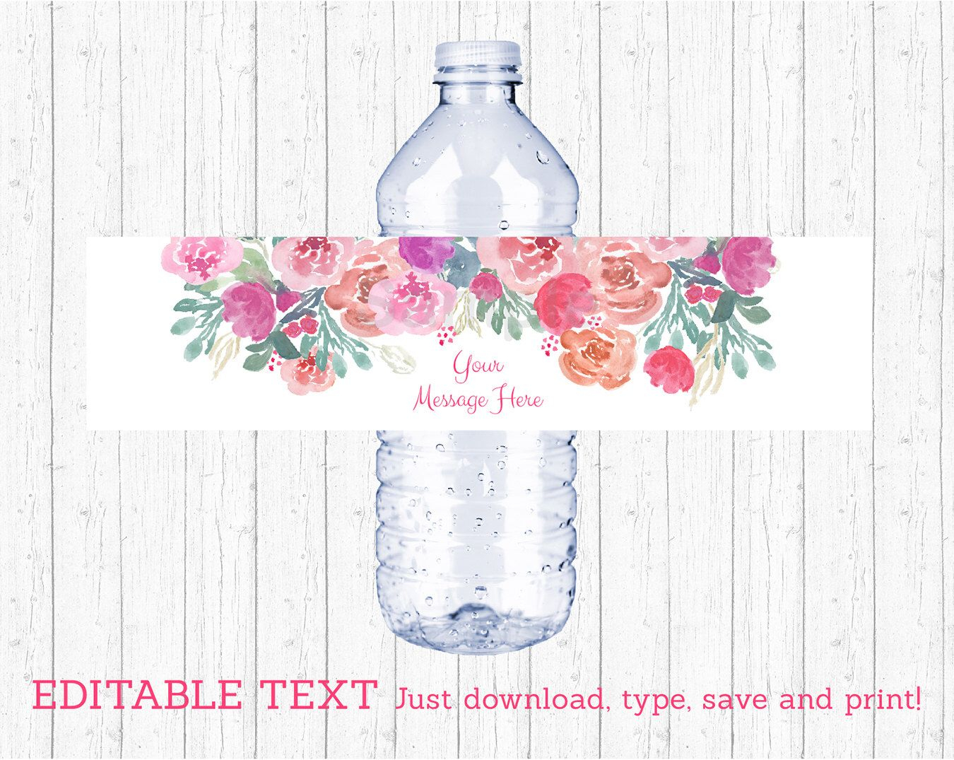 Welcome Bags Water Bottle Labels Template Printable Water Bottle 