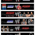 WWE Superstars Printable DIGITAL File For By PartyTimeAccessories